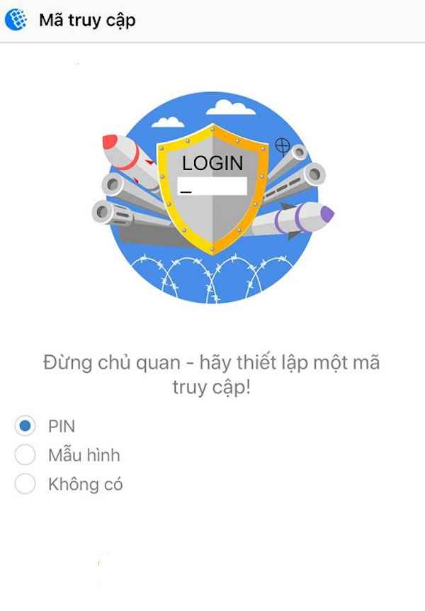 Lựa chọn mã truy cập phù hợp