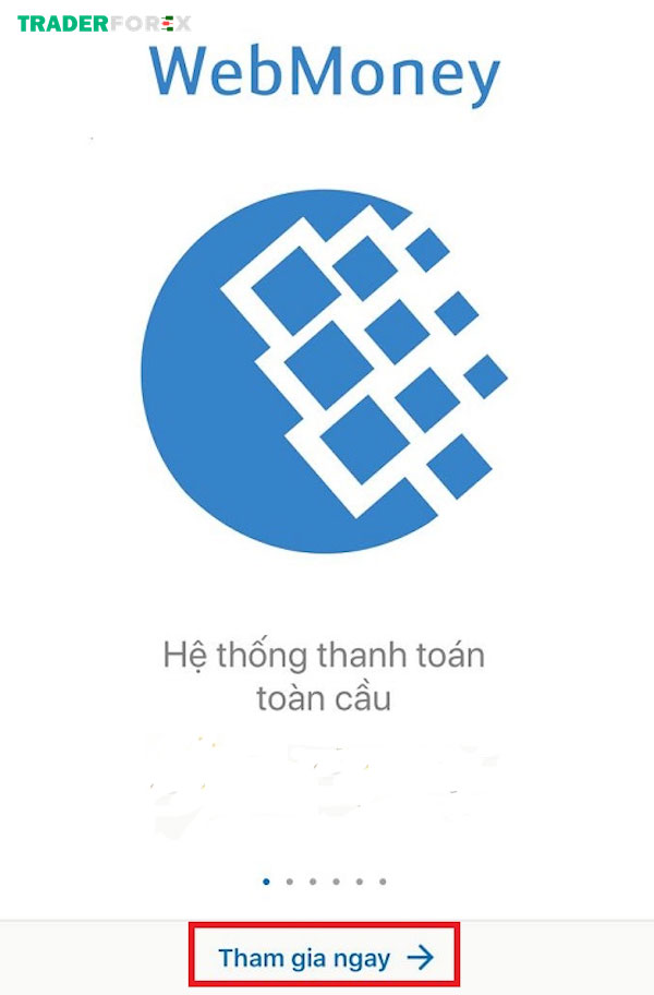 Đăng nhập vào WebMoney