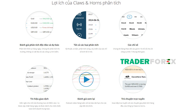 Xem thông tin từ Claws & Horns miễn phí tại LiteForex